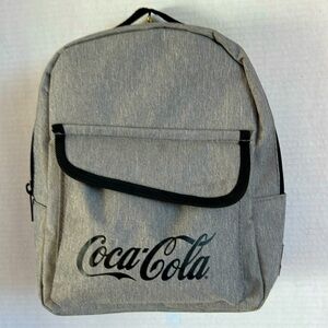 Coca-Cola Zip Around insulated lunch bag, gray/black